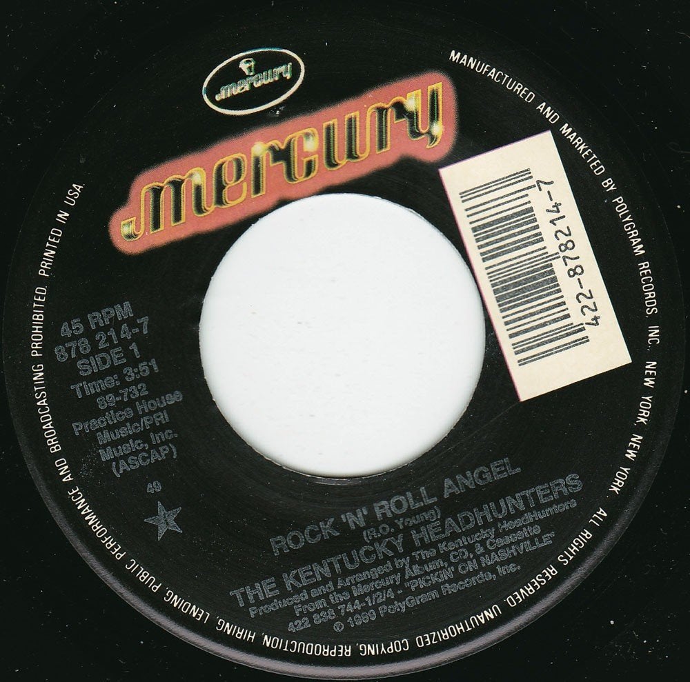 The Kentucky Headhunters - Rock 'n' Roll Angel 7", Ophalen of Verzenden, Zo goed als nieuw, 7 inch, Country en Western
