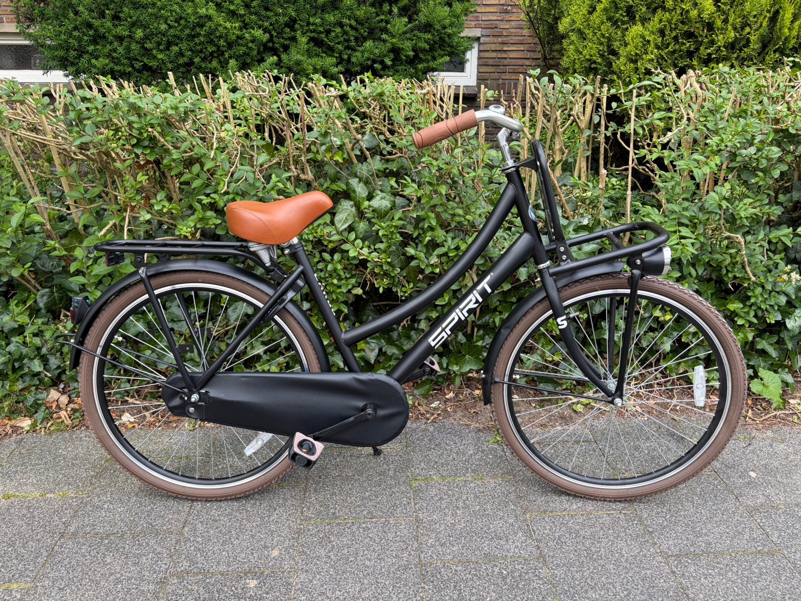 Spirit kinderfiets met voordrager - zo goed als nieuw, Fietsen en Brommers, Ophalen, Zo goed als nieuw, 20 inch