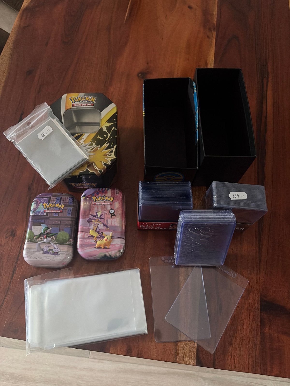 Pokemon Kaart Accessoires Sleeves, Toploaders, Blikken & etb, Ophalen of Verzenden, Gebruikt, Overige typen