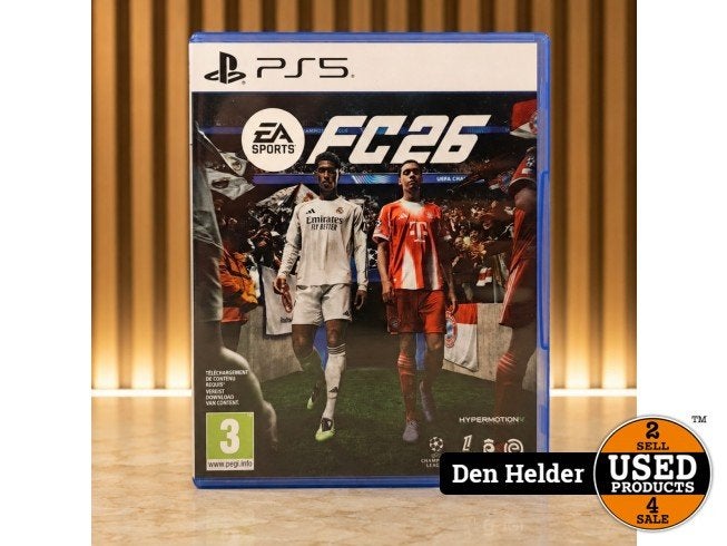 FC26 PS5 Game - In Nette Staat, Sony, Zo goed als nieuw, Support@sony.com, 1-7-1 Konan, Minato-ku
Tokyo 108-0075
Japan
