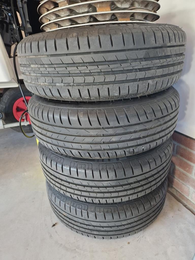 Fiat wielen met zgan Vredestein Sportrac, Auto-onderdelen, Banden en Velgen, Ophalen, 15 inch, 175 mm, Band(en)