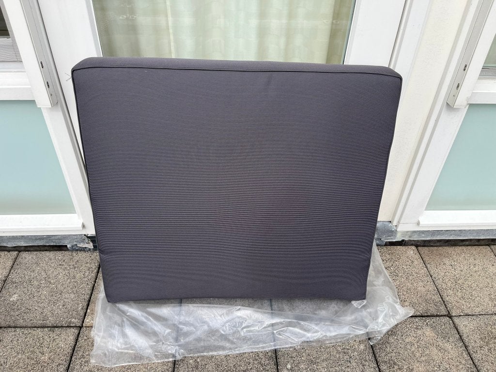 kussen voor hocker, blauw/grijs - nooit gebruikt, Ophalen of Verzenden, Nieuw