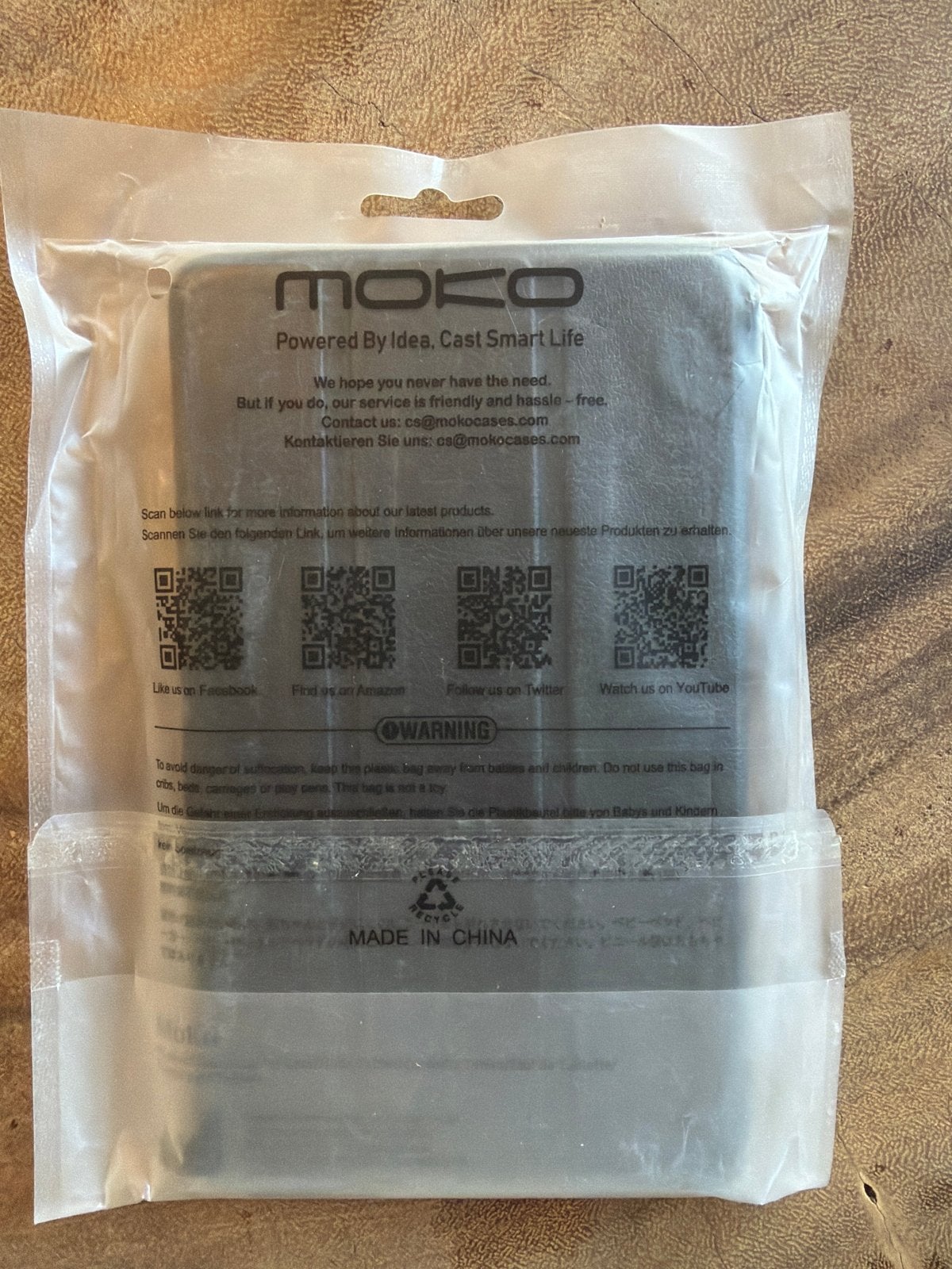 Moko Hoesje voor Lenovo Tab M8 (2e Gen) - Zwart, Computers en Software, Tablet-hoezen, Nieuw, Bescherming voor- en achterkant
