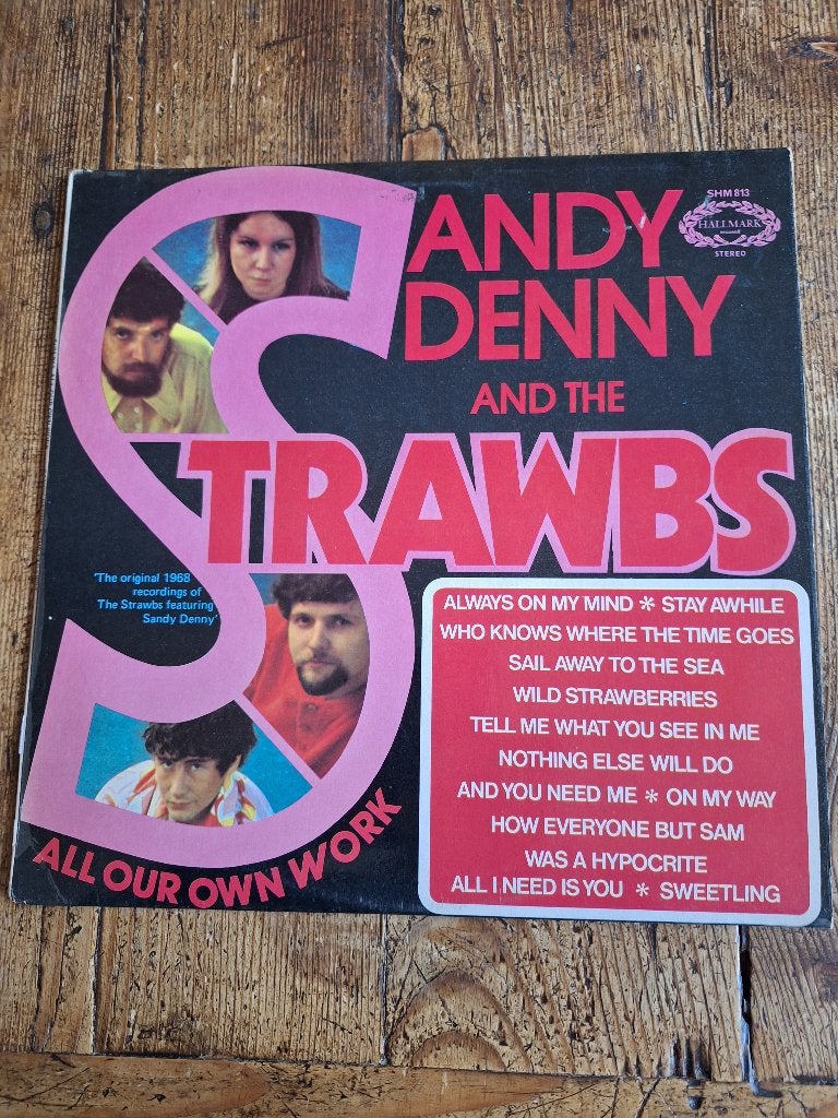 SANDY DENNY and the STRAWBS -All our own works ; RARE COPY, Ophalen of Verzenden, Zo goed als nieuw, Overige formaten, Folk Rock
