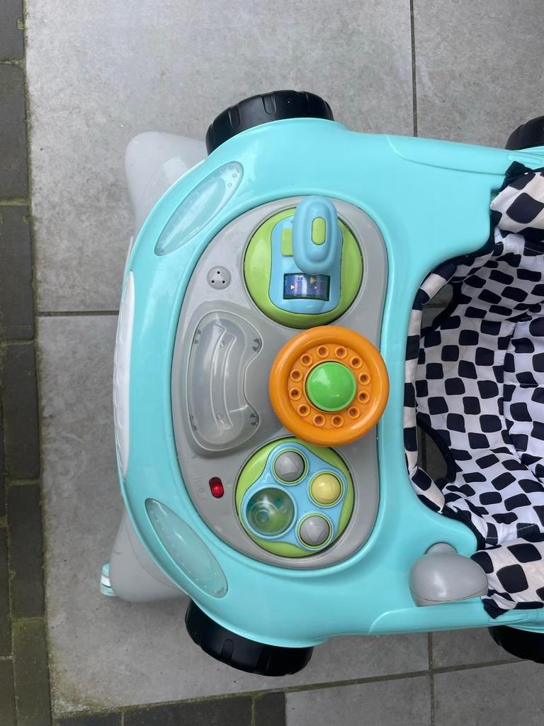 Super leuke sportwagen loopstoeltje in goede staat, Ophalen of Verzenden, Gebruikt, Auto, Met geluid