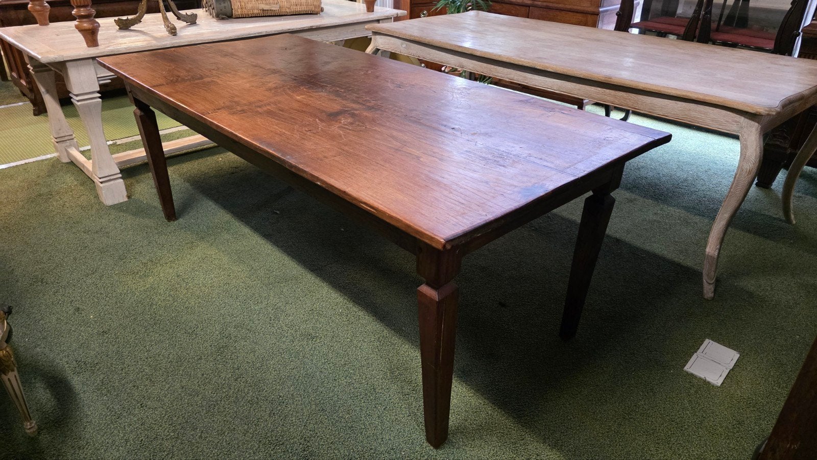 Antieke Franse boeren eettafel