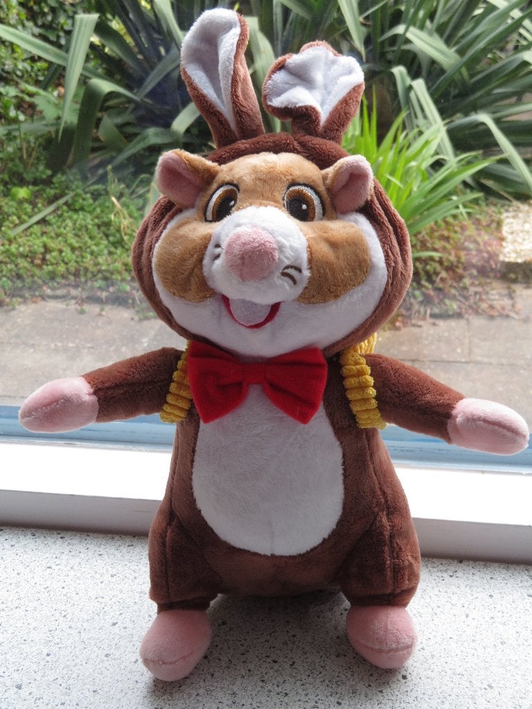 Hamster van Albert Heijn Paashaas Paashamster met rugtasje, Albert Heijn, Hamster, Ophalen of Verzenden, Zo goed als nieuw