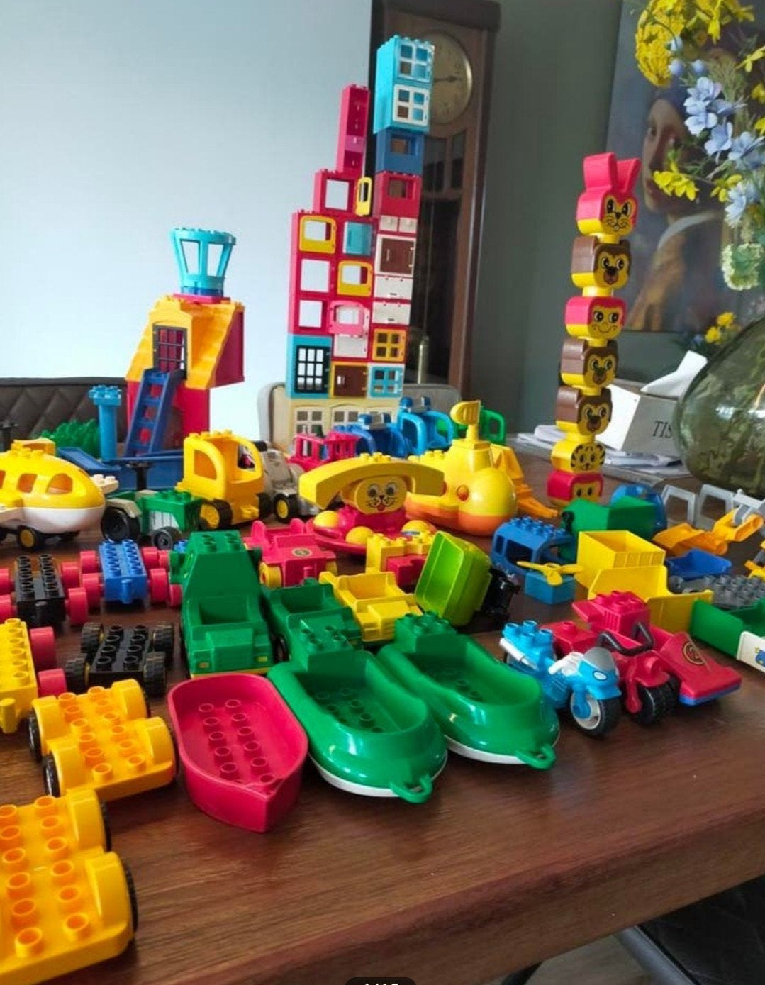 Enorm veel Duplo, lees de tekst goed voor de prijs!, Ophalen, Gebruikt