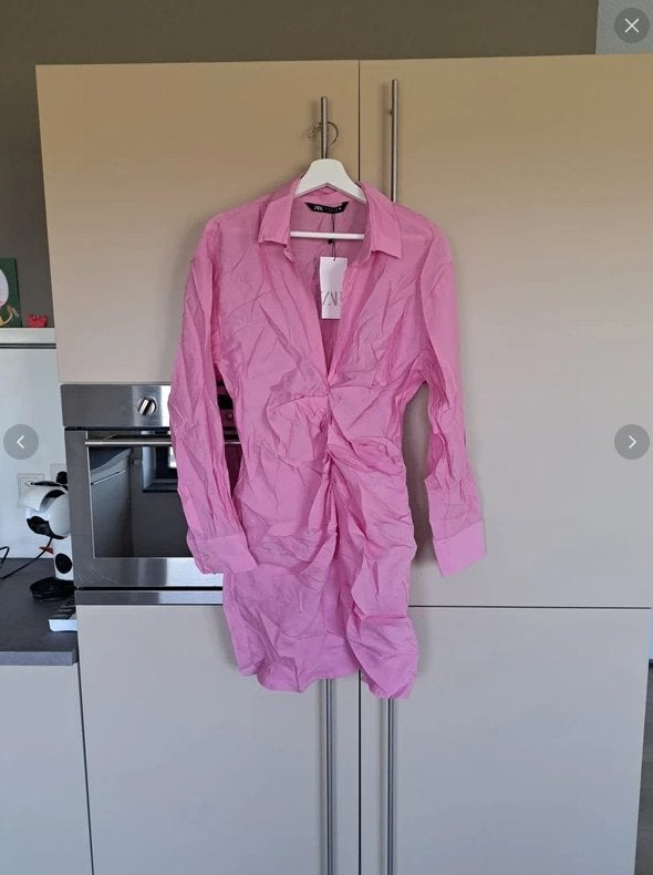Zara jurk nieuw, Maat 46/48 (XL) of groter, Nieuw, Ophalen of Verzenden, Roze