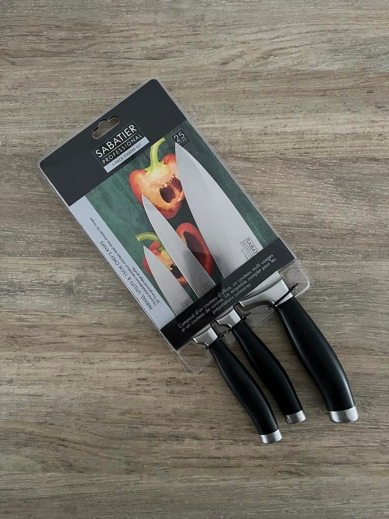 Sabatier PROFESSIONAL Messenset 3-delig Starterset - Nieuw !, Ophalen of Verzenden, Nieuw