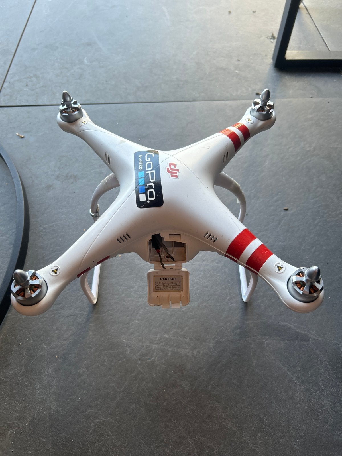 DJI Phantom drone (niet werkend) met accessoires, Audio, Tv en Foto, Drones, Ophalen, Cameradrone, DJI, Niet werkend