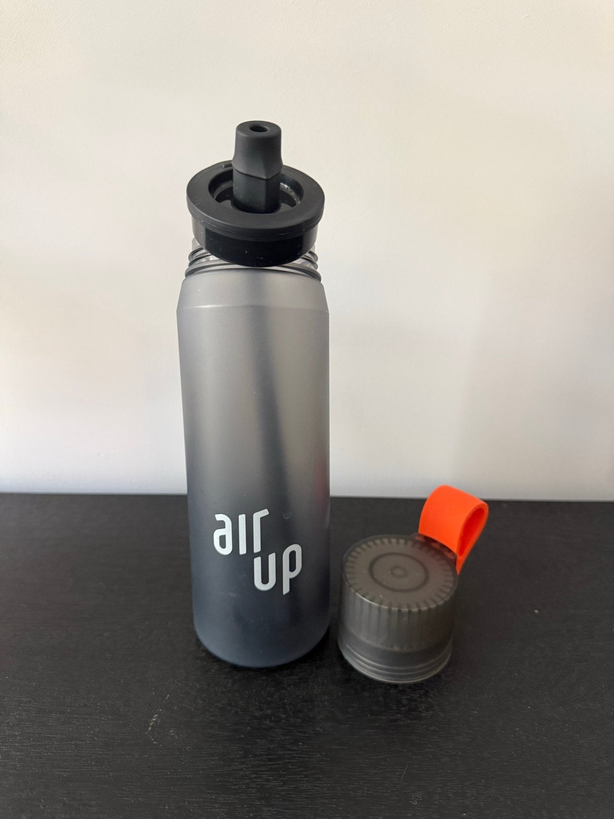Charcoal Grey Air Up Twist Tritan Fles 650ml, Kunststof, Ophalen of Verzenden, Zwart, Overige merken
