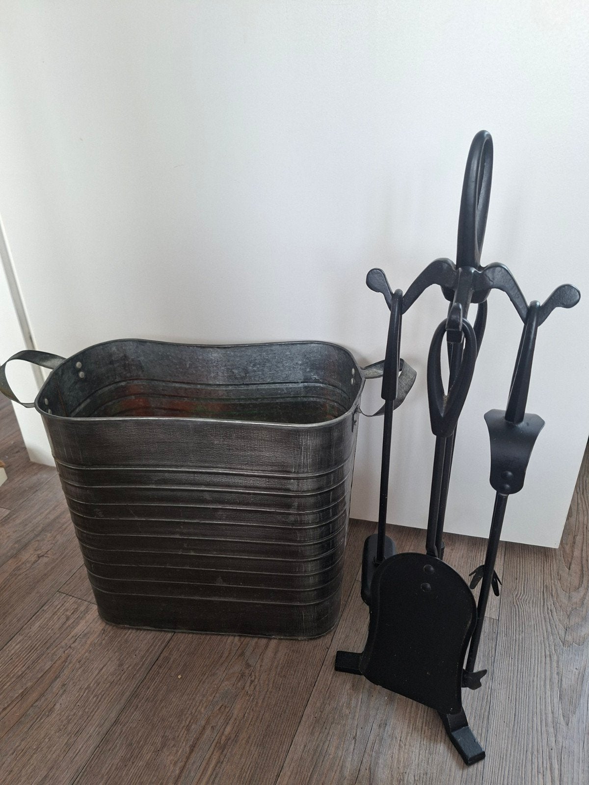Set voor een openhaard/ kachel, Ophalen, Vrijstaande haard, Houthaard