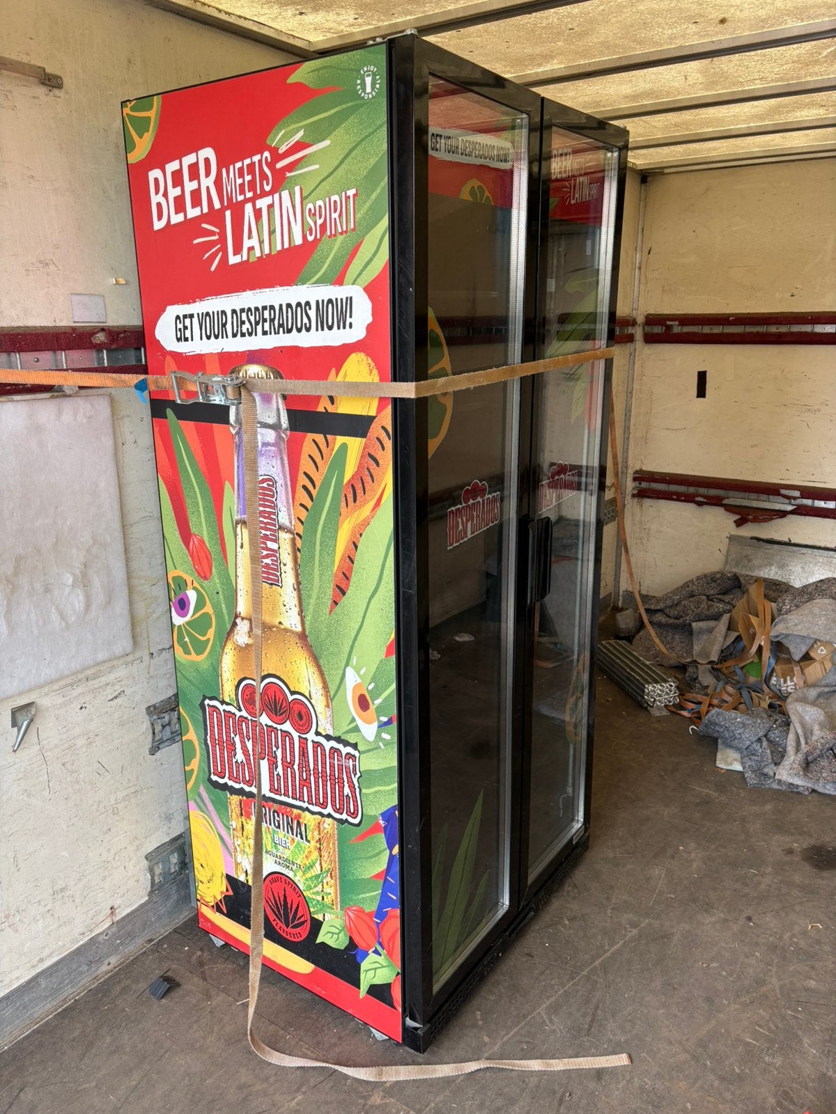 Pepsi Monster Coca Cola Red Bull Heineken glasdeur koelkast, Ophalen, 200 liter of meer, 60 cm of meer, 160 cm of meer