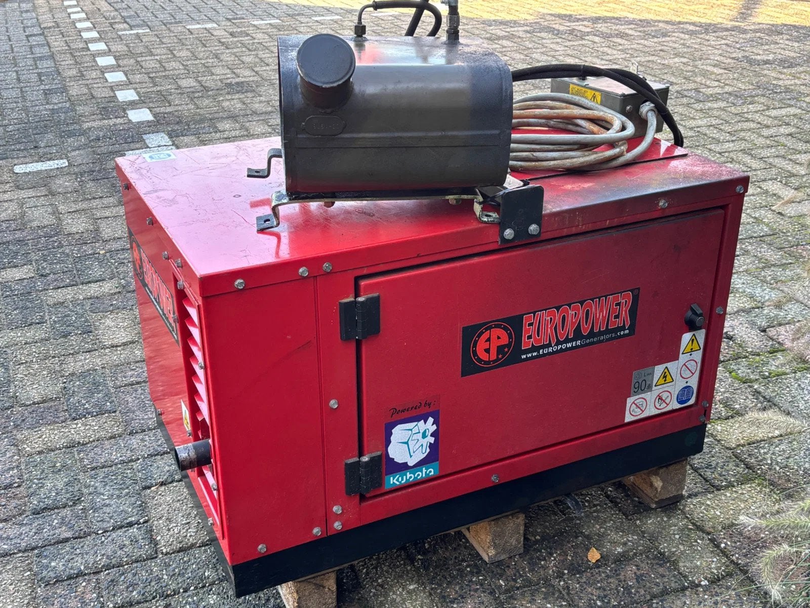 Europower Generator met Kubota diesel motor / defect geeft g, Gebruikt, Europower