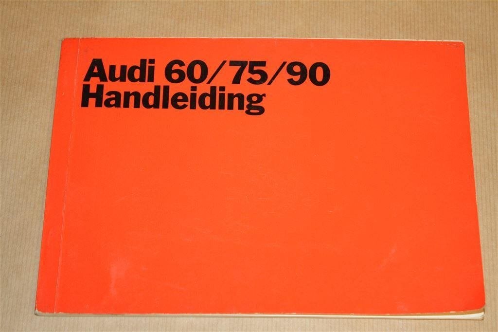 Audi 60 / 75 / 90 Handleiding - 1970, Auto diversen, Ophalen of Verzenden