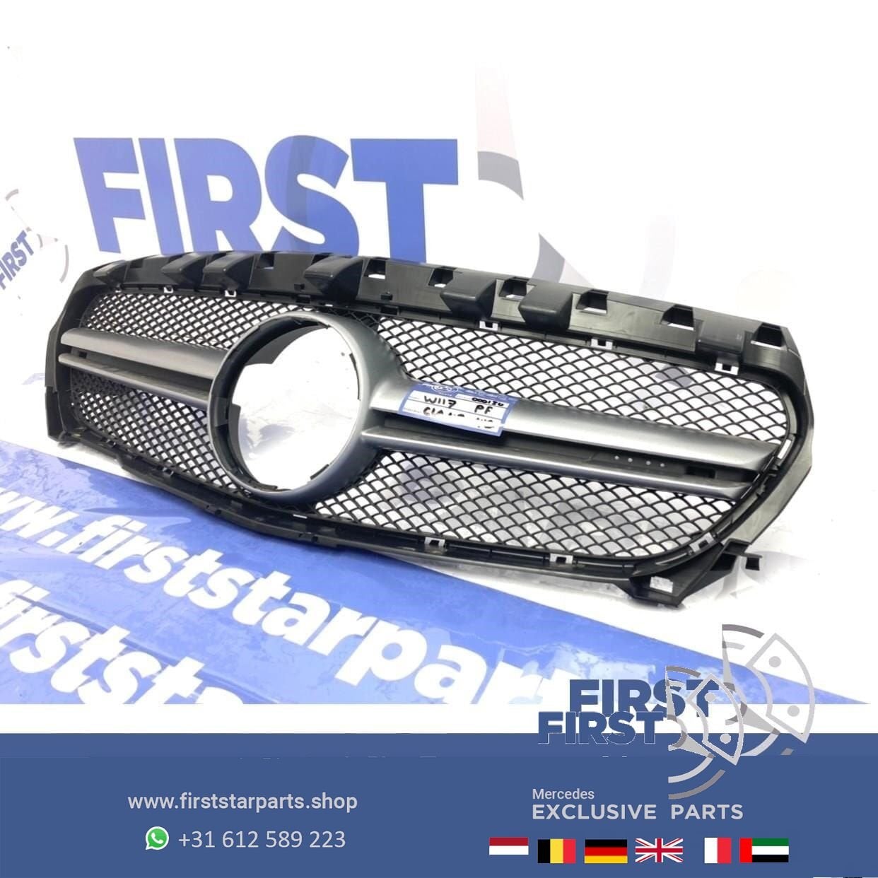 W117 C117 CLA 45 AMG GRIL origineel Mercedes CLA 2013-2016, Gebruikt, -, Ophalen of Verzenden, Bumper
