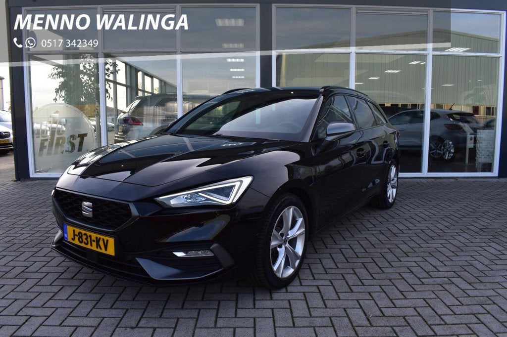 Seat Leon Sportstourer 1.5 eTSI FR Launch Edition|Automaat|V, Auto's, Euro 6, 4 cilinders, Leon, Origineel Nederlands