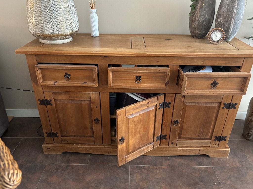 Dressoir, Huis en Inrichting, Ophalen, Gebruikt, 100 tot 150 cm, Met lade(s)