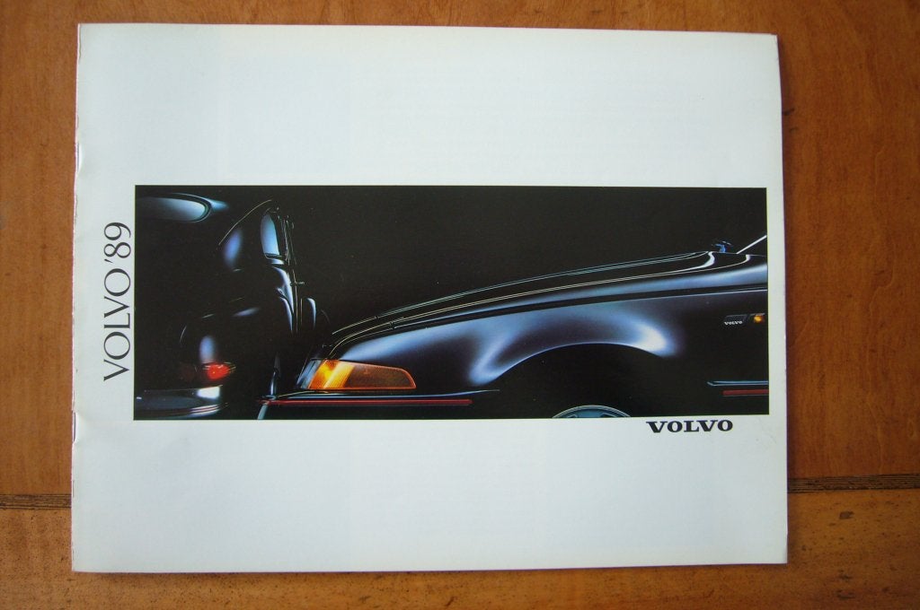 Volvo 1989 brochure alle modellen, Ophalen of Verzenden, Zo goed als nieuw, Volvo