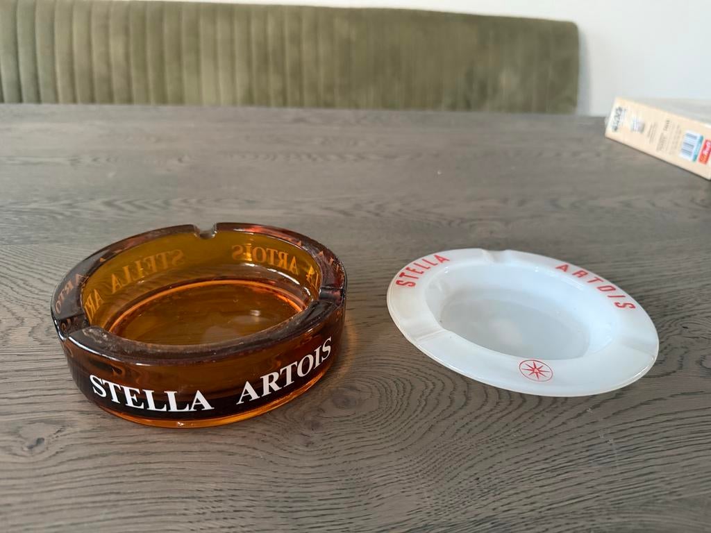 Stella Artois Asbakken - Set van 2, Ophalen of Verzenden, Zo goed als nieuw, Asbak