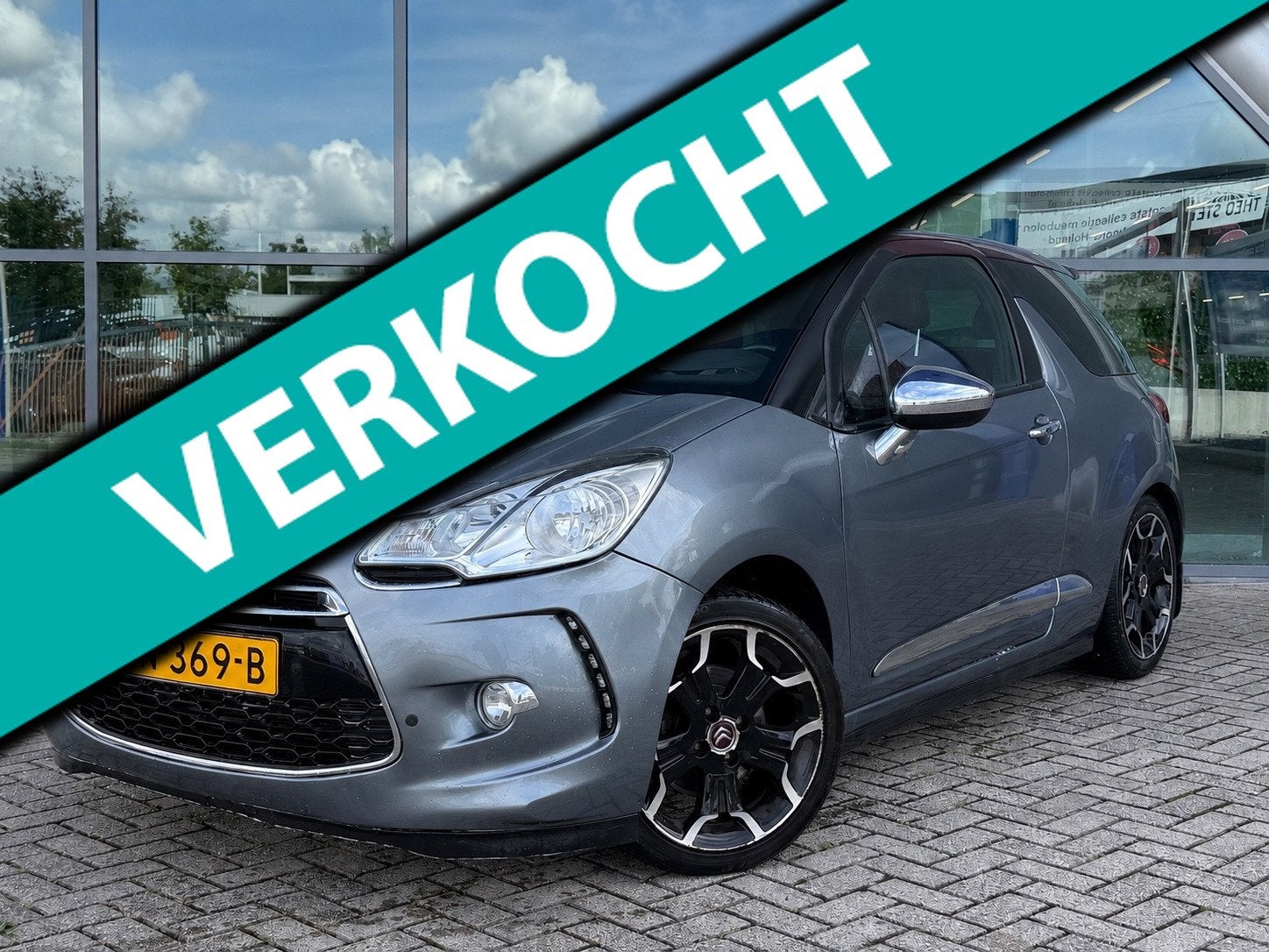 Citroen DS3 1.6 THP Sport Chic, Vol Leder, Navi, PDC, Alle L, 15 km/l, Gebruikt, 49 €/maand, Bedrijf