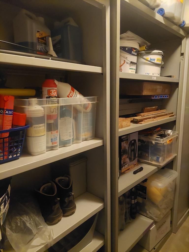 Set van 3 metalen kasten - diverse afmetingen, Huis en Inrichting, Kasten | Overige, Ophalen