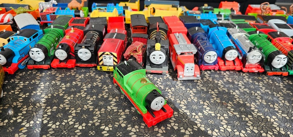 Thomas de trein Trackmaster , Percy, Kinderen en Baby's, Speelgoed | Thomas de Trein, Ophalen of Verzenden, Zo goed als nieuw