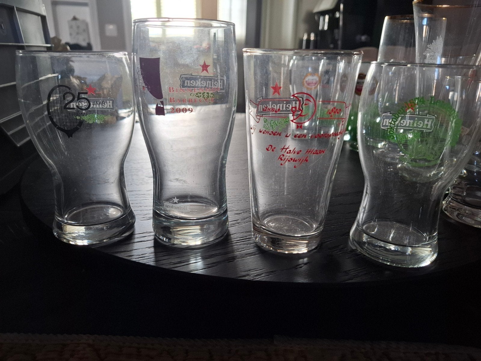 Heineken dubbeldrukjes, Ophalen of Verzenden, Zo goed als nieuw, Bierglas
