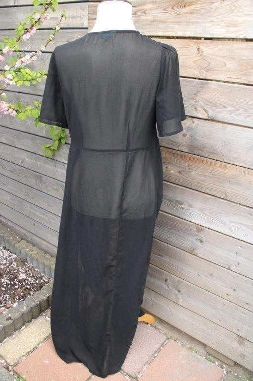 Wikkelvest/ jurk zwart Simple Yours mt 42 transp Vaste prijs, Kleding | Dames, Zwart, Maat 42/44 (L), Ophalen of Verzenden, Zo goed als nieuw