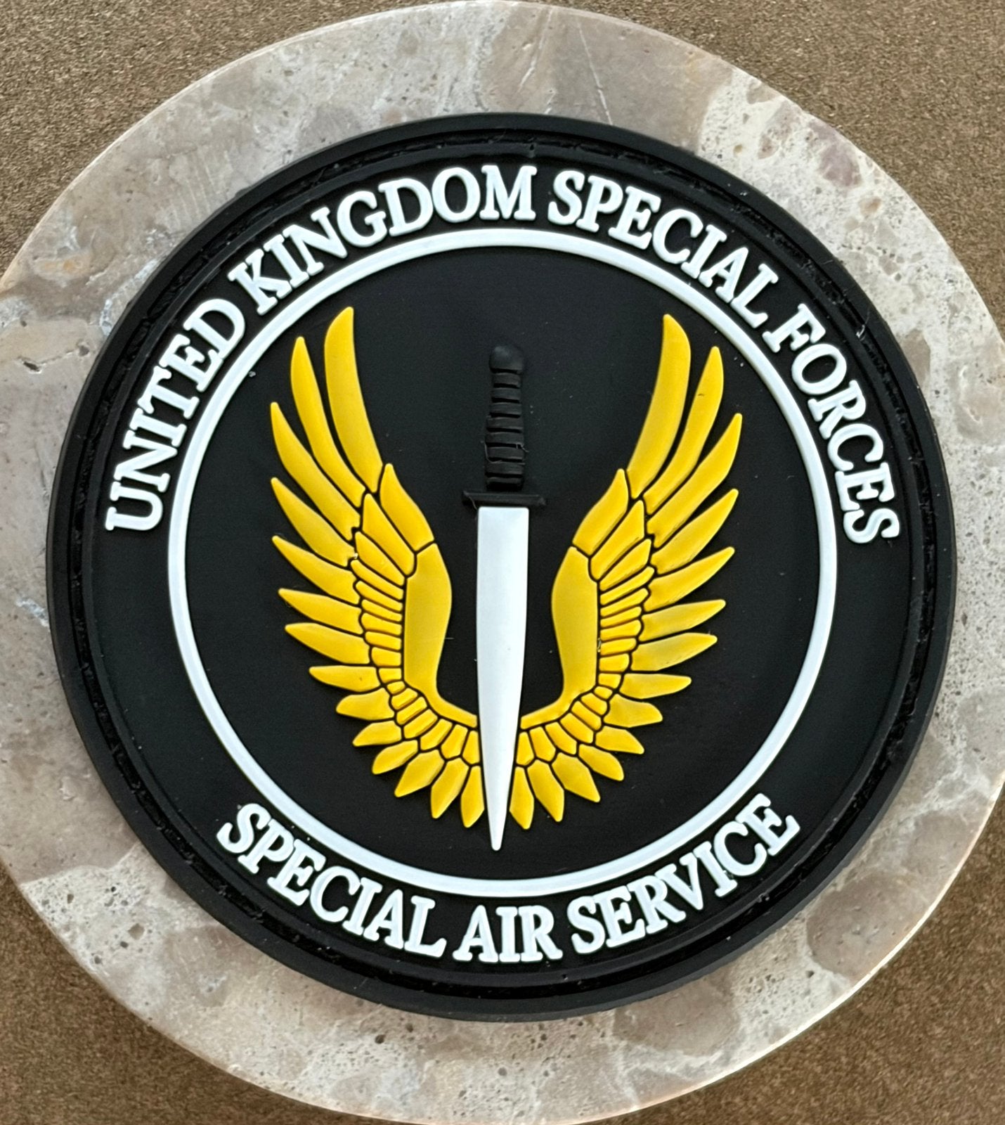 UK Army Special Air Service (SAS) patch velcro, Ophalen of Verzenden, Landmacht, Amerika, Embleem of Badge