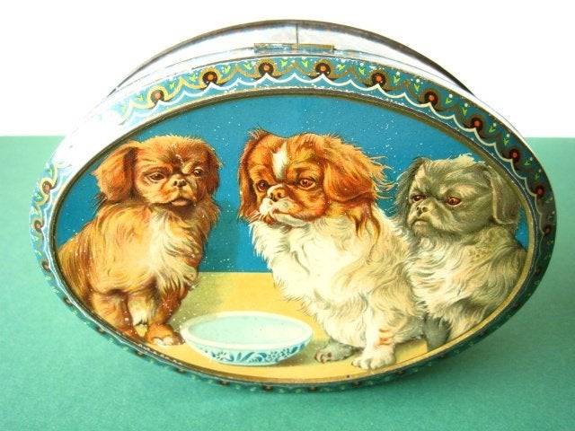 Erve H. de Jong blik King Charles hond, Art Deco, circa 1920, Verzamelen, Ophalen of Verzenden, Gebruikt, Overige