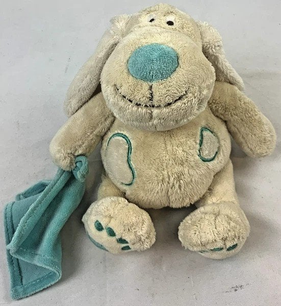 Anna Club Plush Dizzy Dog Knuffel hond Beige Lichtblauw 20cm, Coolsingel 104, 3011 AG Rotterdam, Netherlands, Blauw, Hond, Zo goed als nieuw