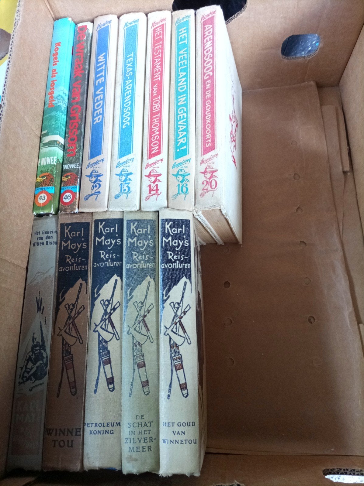 Karl May's Reisavonturen & Arendsoog boeken - 12 stuks, Boeken, Ophalen of Verzenden, Gelezen, Karl May