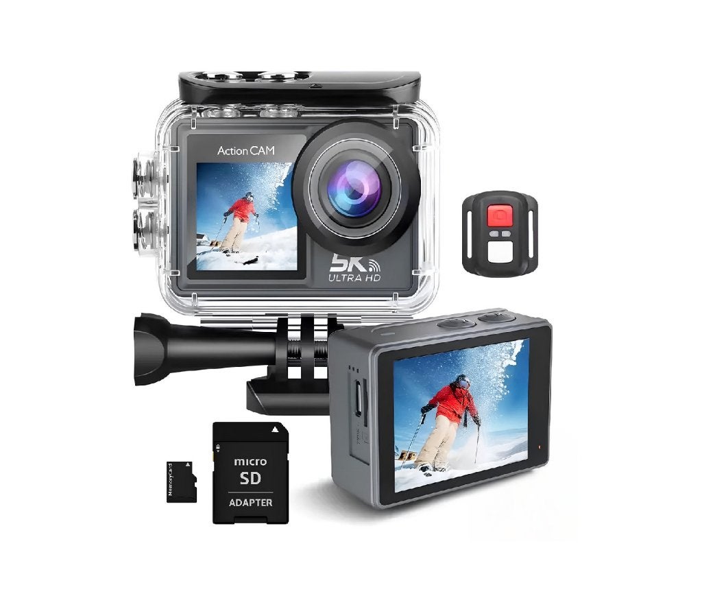 Action Camera 5K - 50MP - 60FPS - WiFi - Onderwatercam
