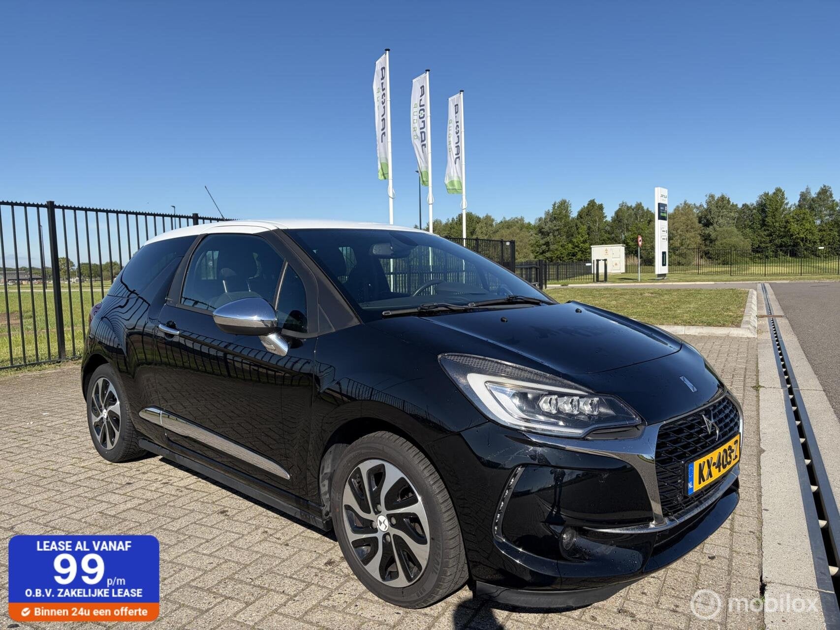 Ds 3 1.2 PureTech So Chic, Gebruikt, 1199 cc, 82 pk, Zwart