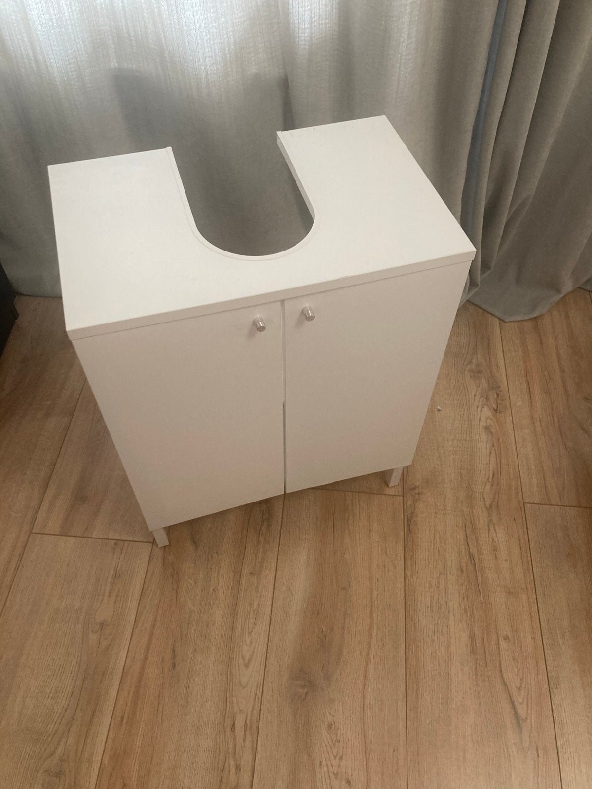 IKEA NYSJÖN Wastafelkast wit, 50x65 cm, Huis en Inrichting, Badkamer | Badkamermeubels, Ophalen, Minder dan 50 cm, Zo goed als nieuw