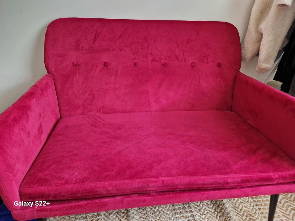 Mooie bankje, Ophalen of Verzenden, Zo goed als nieuw, Tweepersoons, Minder dan 150 cm