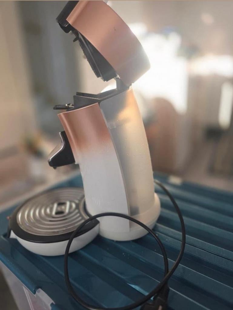 Senseo Select Koffiezetapparaat - Koper/Wit, Koffiepads en cups, Koffiemachine, Ophalen of Verzenden, Zo goed als nieuw