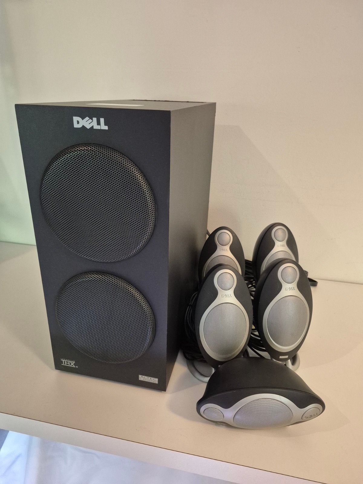 Dell Altec Lansing ADA995 THX 5.1 Luidsprekerset, Computers en Software, Pc speakers, Gebruikt, Audiokanaal 5.1, Ophalen