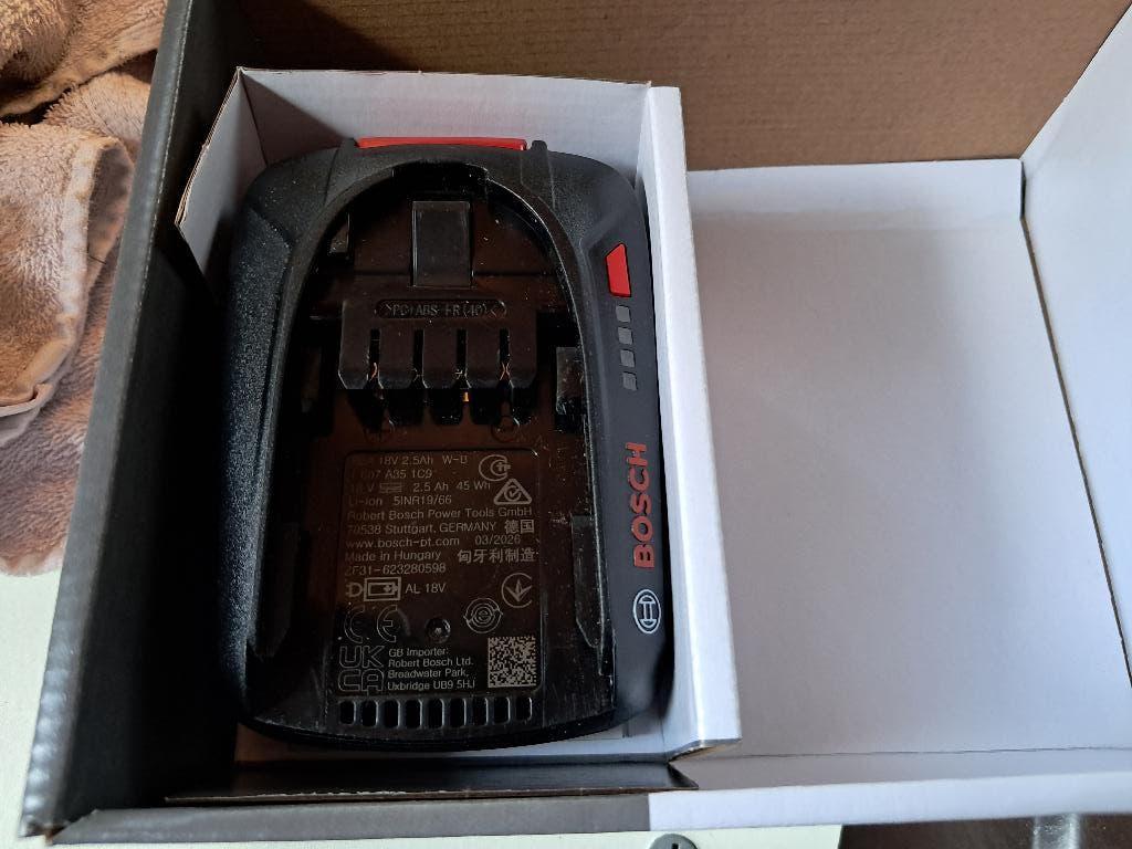 Bosch Accu Groen  PBA 18 2,5 Ah, Ophalen of Verzenden, Nieuw, Oplaadbaar