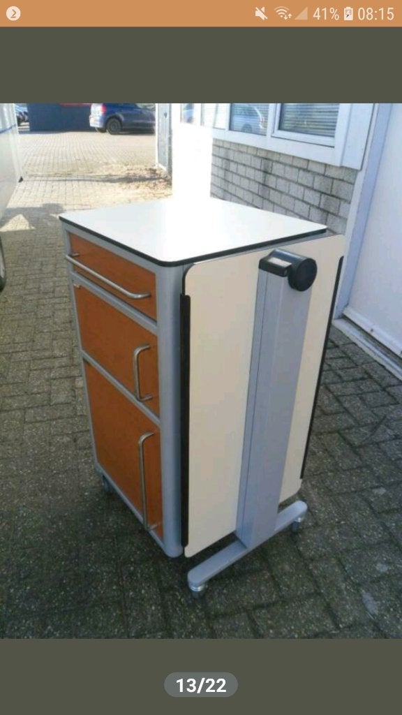 nachtkast met uitklapblad, Ophalen, Gebruikt