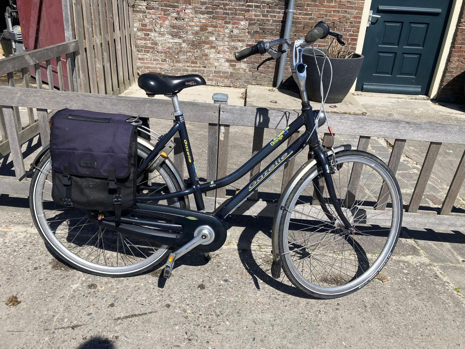 Gazelle damesfiets. 7 versnellingen. 56 cm, Fietsen en Brommers, Ophalen, Gebruikt, Velgrem, Versnellingen