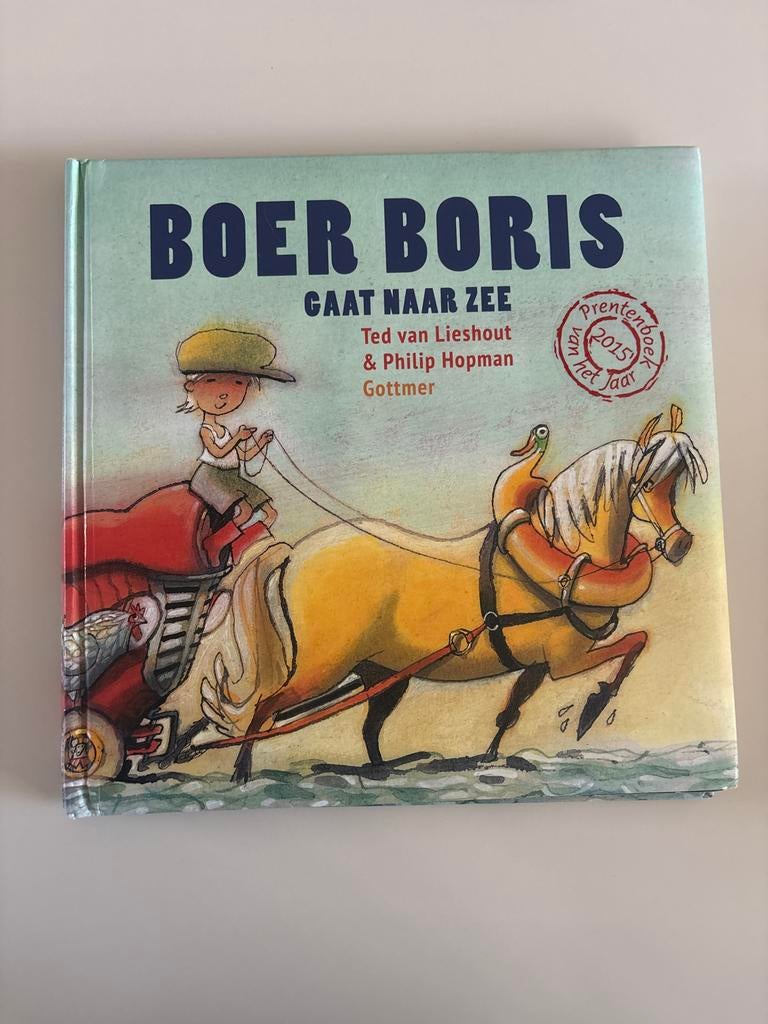 Ted van Lieshout - Boer Boris gaat naar zee, Ophalen of Verzenden, Zo goed als nieuw, Ted van Lieshout, Prentenboek
