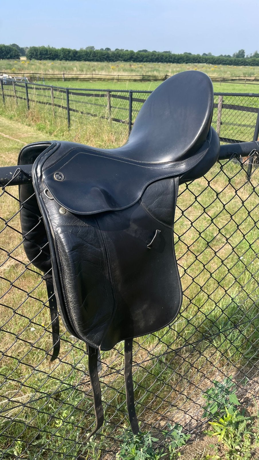 Kieffer dressuurzadel, Dieren en Toebehoren, Paarden en Pony's | Zadels, Ophalen, Zo goed als nieuw, Dressuur