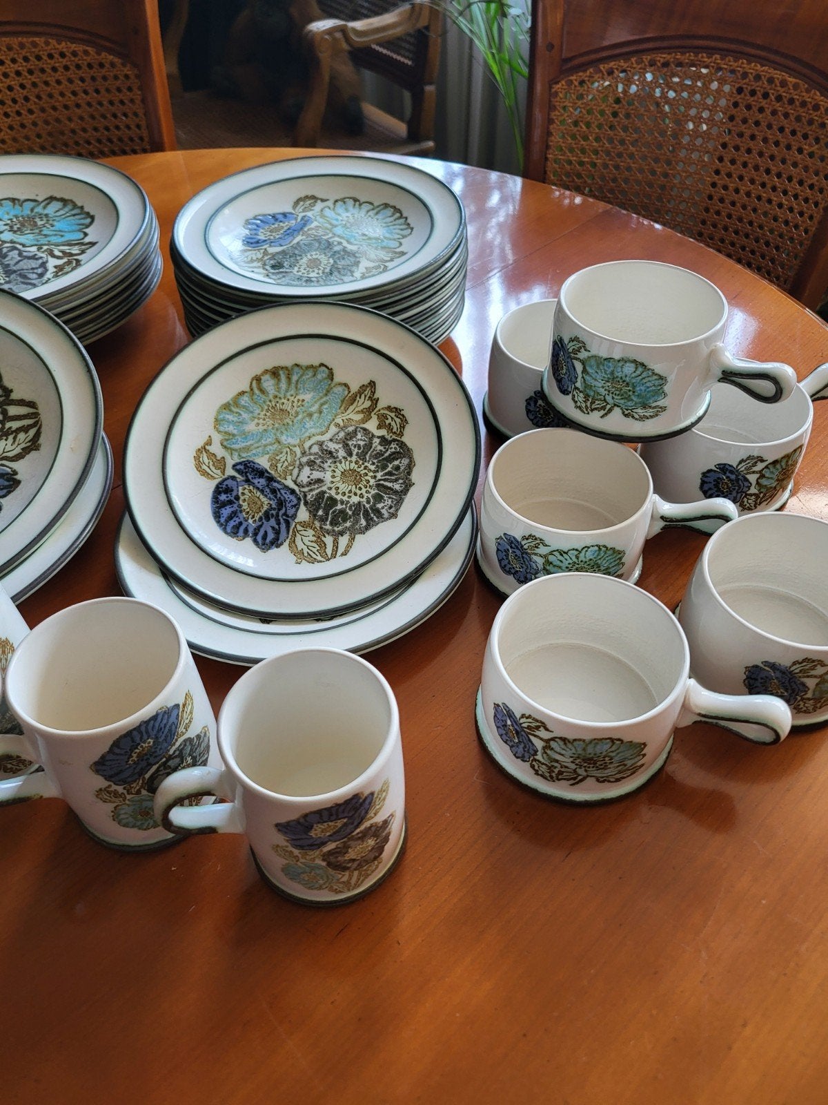 Mooi Wedgwood Mount Vernon servies - Goed onderhouden, Huis en Inrichting, Keramiek, Vintage, Ophalen of Verzenden, Zo goed als nieuw