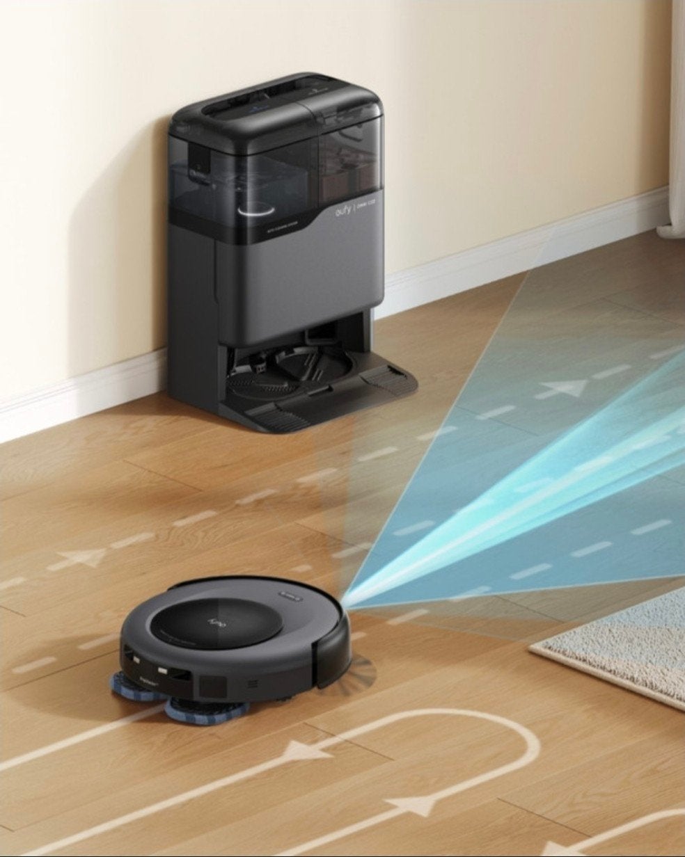 Eufy Robotstofzuiger met Dweilfunctie en Auto-Leegstation, Witgoed en Apparatuur, Overige merken, Draadloos, Ophalen of Verzenden