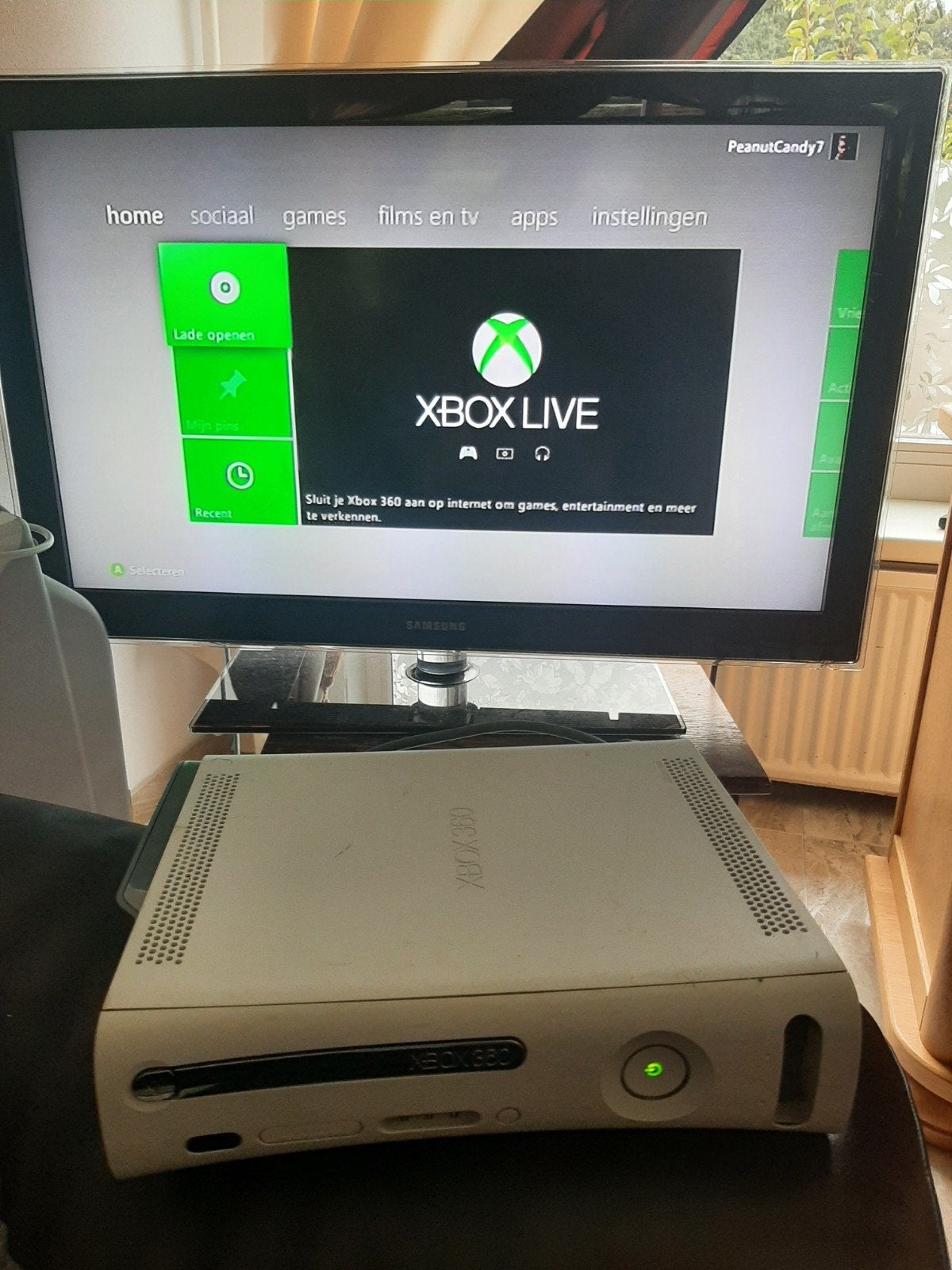 Xbox 360 console - Wit, Spelcomputers en Games, Spelcomputers | Xbox 360, Ophalen of Verzenden, Gebruikt, Zonder controller, 360 Arcade of Core