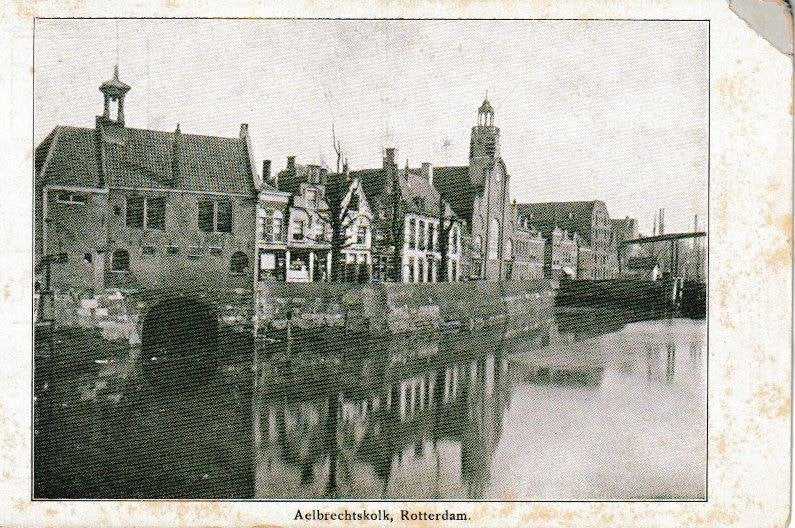 ROTTERDAM - AELBRACHTSKOLK, Verzamelen, Ansichtkaarten | Nederland, Ongelopen, Zuid-Holland, 1920 tot 1940, Ophalen of Verzenden