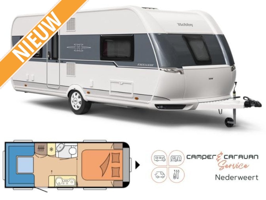 Hobby Excellent Edition 540 UFF, Caravans en Kamperen, Caravans, Bedrijf, tot en met 2, 1250 - 1500 kg, Overige, Hobby, Overige typen